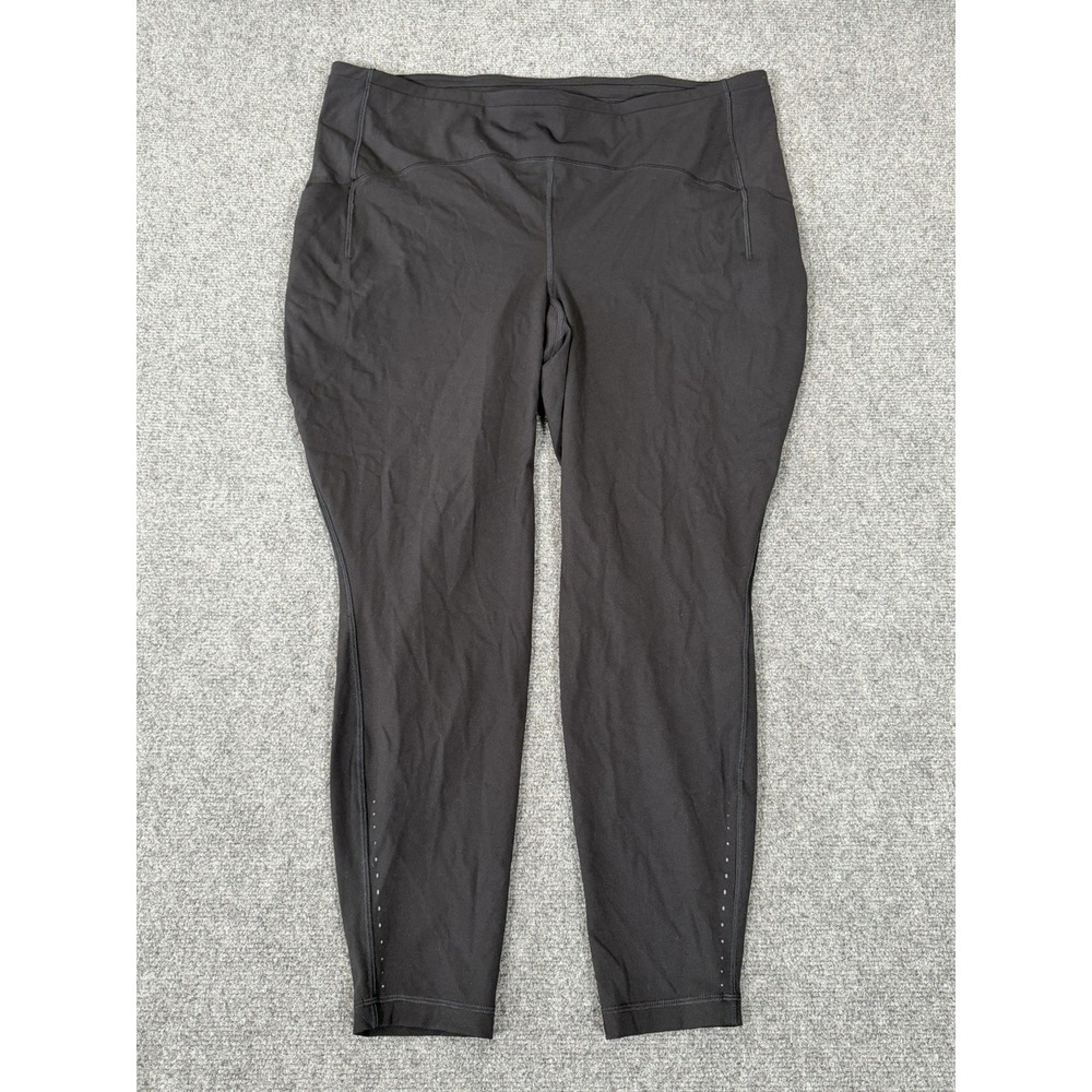 Lululemon Swift Speed High-Rise Tight Womens 20 Black Pockets Running Leggings